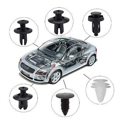 Set Clipsuri Auto Universale 100 Piese HE26 de Fixare JK Set Clipsuri Auto Universale 100 Piese HE26 de Fixare JK