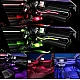 Kit Lumini Ambientale interior auto 6 in 1 RGB cu Aplicatie Kit Lumini Ambientale interior auto 6 in 1 RGB cu Aplicatie