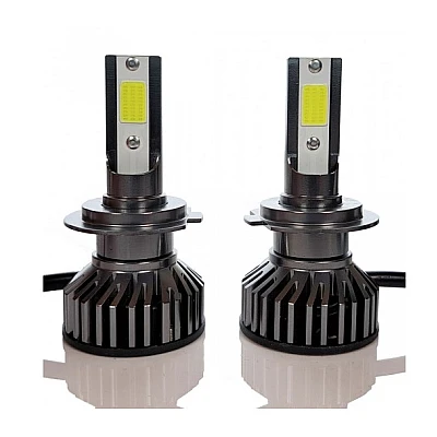 Set 2 becuri auto COB H11, 100W, lumina alb-rece, 12000 lumeni Set 2 becuri auto COB H11, 100W, lumina alb-rece, 12000 lumeni