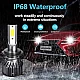 Set 2 becuri auto COB H11, 100W, lumina alb-rece, 12000 lumeni Set 2 becuri auto COB H11, 100W, lumina alb-rece, 12000 lumeni