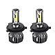 Set 2 becuri auto COB H4, 100W, lumina alb-rece, 12000 lumeni Set 2 becuri auto COB H4, 100W, lumina alb-rece, 12000 lumeni