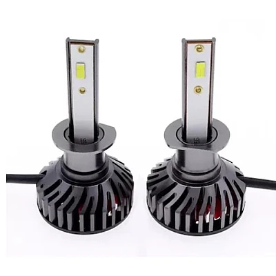 Set 2 becuri auto COB H1, 100W, lumina alb-rece, 12000 lumeni Set 2 becuri auto COB H1, 100W, lumina alb-rece, 12000 lumeni