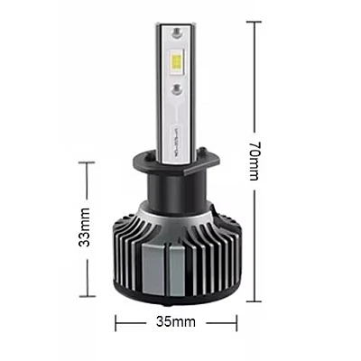 Set 2 becuri auto COB H1, 100W, lumina alb-rece, 12000 lumeni Set 2 becuri auto COB H1, 100W, lumina alb-rece, 12000 lumeni