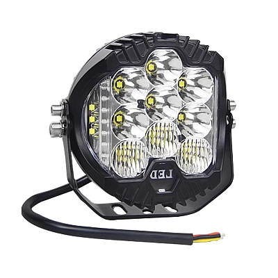 Proiector 5 inch LED pentru Ceata Circular Combo Beam Proiector 5 inch LED pentru Ceata Circular Combo Beam