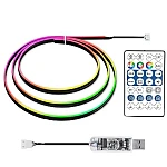 Banda acrilica Symphony 120 cm, lumina ambientala auto RGB, alimentare USB