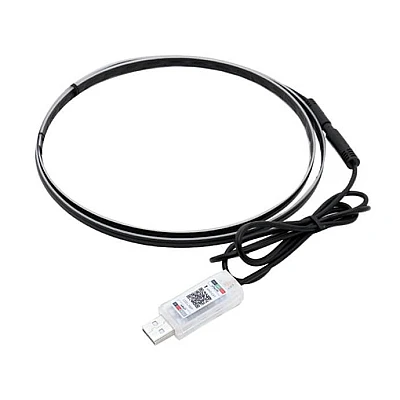 Banda acrilica Symphony 120 cm, lumina ambientala auto RGB, alimentare USB Banda acrilica Symphony 120 cm, lumina ambientala auto RGB, alimentare USB