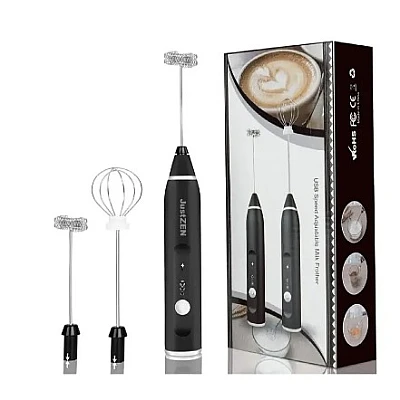 Mixer frappe cu 2 capete, 3 trepte de viteza ALB Mixer frappe cu 2 capete, 3 trepte de viteza ALB