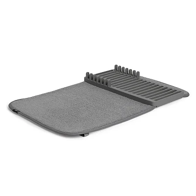 Scurgator de vase din microfibra, rezistent la apa, gri, 60 x 46 cm Scurgator de vase din microfibra, rezistent la apa, gri, 60 x 46 cm