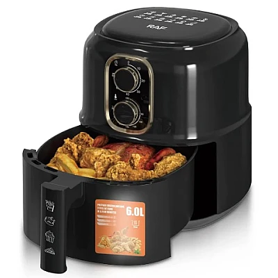 Friteuza cu aer cald 4.9 Lt AirFryier RAF R5361B Friteuza cu aer cald 4.9 Lt AirFryier RAF R5361B