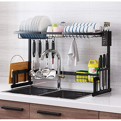 Organizator pentru uscat vasele reglabil 84 cm AM Organizator pentru uscat vasele reglabil 84 cm AM