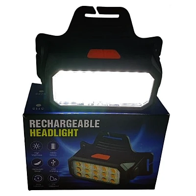 Lanterna de Cap 6 Moduri reincarcabila prin USB 50 LED Rectangulara Lanterna de Cap 6 Moduri reincarcabila prin USB 50 LED Rectangulara