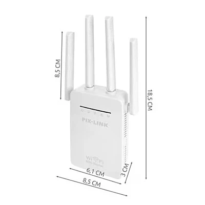 Amplificator Alb U7AC1200RE de semnal 4 antene wireless AX Amplificator Alb U7AC1200RE de semnal 4 antene wireless AX