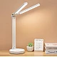 Lampa 1960 de birou LED cu usb, iluminare cu 2 capete Reglabile ALB Lampa 1960 de birou LED cu usb, iluminare cu 2 capete Reglabile ALB