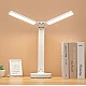 Lampa 1960 de birou LED cu usb, iluminare cu 2 capete Reglabile ALB Lampa 1960 de birou LED cu usb, iluminare cu 2 capete Reglabile ALB