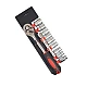 Set de Chei Tubulare 1/4" cu Clicket - 12 Bucati, din Crom si Vanadiu Set de Chei Tubulare 1/4" cu Clicket - 12 Bucati, din Crom si Vanadiu