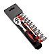 Set de Chei Tubulare 1/4" cu Clicket - 12 Bucati, din Crom si Vanadiu Set de Chei Tubulare 1/4" cu Clicket - 12 Bucati, din Crom si Vanadiu