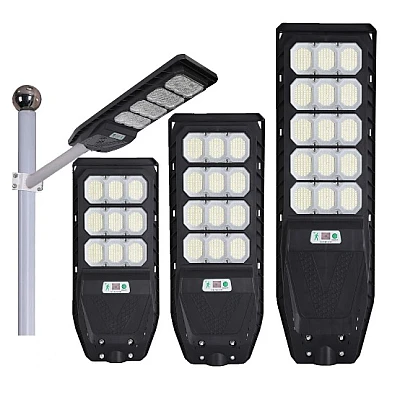 Lampa Stradala cu Panou Solar 18 Casete 540 LED Lampa Stradala cu Panou Solar 18 Casete 540 LED