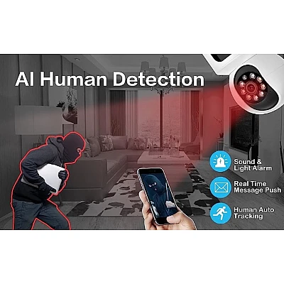 Camera de supraveghere dubla interioara SX626 pentru monitorizare bebelusi WIFi 360 Camera de supraveghere dubla interioara SX626 pentru monitorizare bebelusi WIFi 360