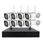 Kit 8 Camere Supraveghere Wifi S888PRO 3MP 1080P