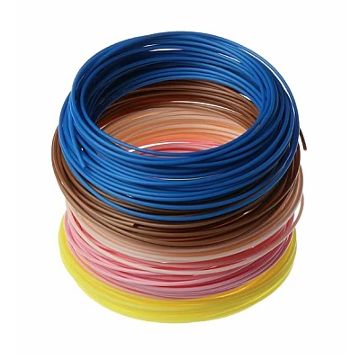 Set 20 Filamente PLA 5m Colorate pentru Creion 3D 1.75 mm Grosime