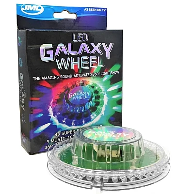 Set 2 Lumini LED Galaxy Wheel Light Disco Light 48 LED 360 Set 2 Lumini LED Galaxy Wheel Light Disco Light 48 LED 360