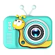 Camera pentru copii HD 1080P Melc Turcoaz Camera pentru copii HD 1080P Melc Turcoaz