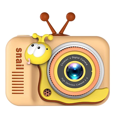 Camera pentru copii HD 1080P Melc Portocaliu Camera pentru copii HD 1080P Melc Portocaliu