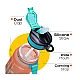 Sticla de apa potabila fitness Colorata 32Oz cu Marcator de timp Sticla de apa potabila fitness Colorata 32Oz cu Marcator de timp