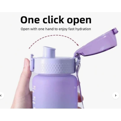 Sticla de apa potabila fitness Colorata 20Oz cu Marcator de timp Sticla de apa potabila fitness Colorata 20Oz cu Marcator de timp