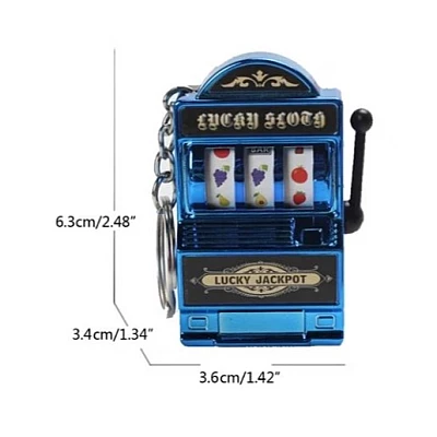 Breloc JackPot interactiv cu maneta Functionala 6 x 4 cm Breloc JackPot interactiv cu maneta Functionala 6 x 4 cm