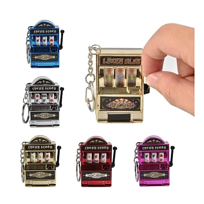 Breloc JackPot interactiv cu maneta Functionala 6 x 4 cm Breloc JackPot interactiv cu maneta Functionala 6 x 4 cm