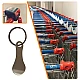 Set 2 Breloc Jeton pentru cos de Cumparaturi Metalic Set 2 Breloc Jeton pentru cos de Cumparaturi Metalic