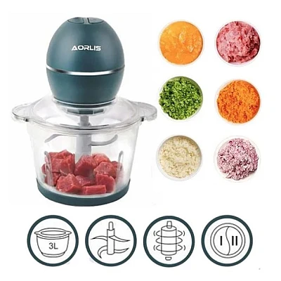 Tocator de carne si legume AO-78205 cu 4 lame Tocator de carne si legume AO-78205 cu 4 lame