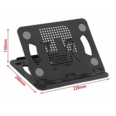 Suport pliabil laptop/telefon/tableta Q-ZJ011 Negru Suport pliabil laptop/telefon/tableta Q-ZJ011 Negru