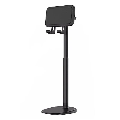 Suport Reglabil pentru Telefon/Tableta de birou cu suport pentru Casti Q-ZJ201 Suport Reglabil pentru Telefon/Tableta de birou cu suport pentru Casti Q-ZJ201