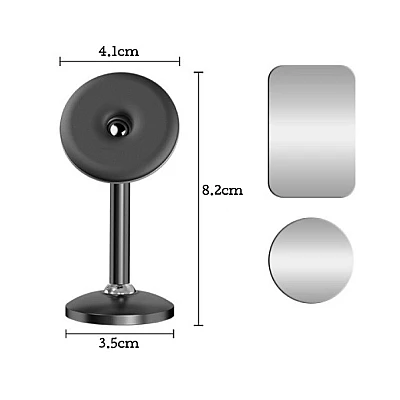 Suport Auto de Telefon Metalic cu Prindere Magnetica si Fixare cu Adeziv Suport Auto de Telefon Metalic cu Prindere Magnetica si Fixare cu Adeziv