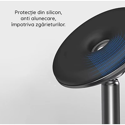 Suport Auto de Telefon Metalic cu Prindere Magnetica si Fixare cu Adeziv Suport Auto de Telefon Metalic cu Prindere Magnetica si Fixare cu Adeziv