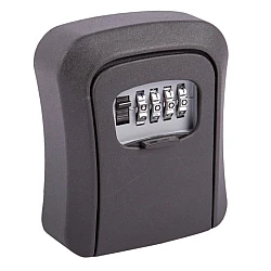 Seif Mic KS405 pentru chei cu Combinatie si Montaj pe perete Negru