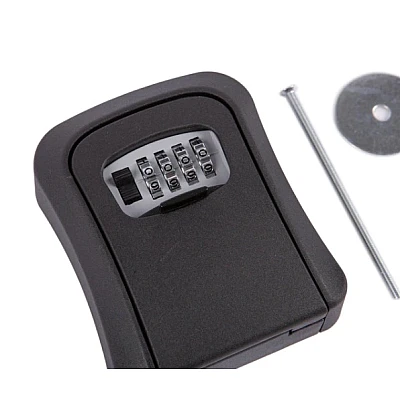 Seif Mic KS405 pentru chei cu Combinatie si Montaj pe perete Negru Seif Mic KS405 pentru chei cu Combinatie si Montaj pe perete Negru