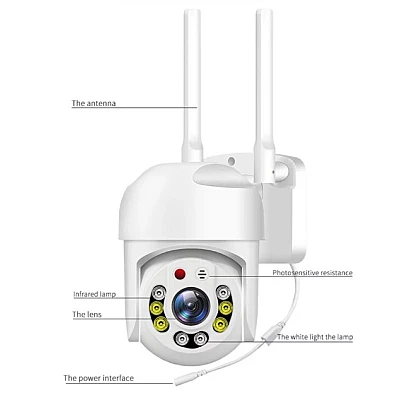 Camera de supraveghere 5G 720P cu Monitorizare Aplicatie compatibila Android si iOS IP66 Camera de supraveghere 5G 720P cu Monitorizare Aplicatie compatibila Android si iOS IP66