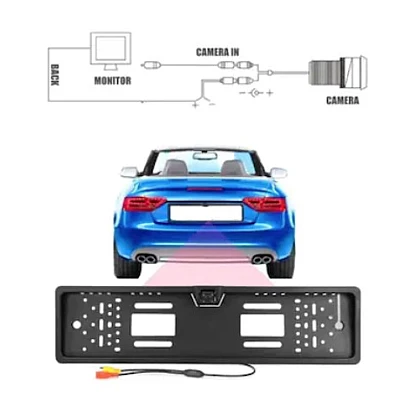 Suport numar AUTO cu camera video incorporata pentru marsarier MD Suport numar AUTO cu camera video incorporata pentru marsarier MD