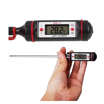 Termometru digital de bucatarie cu sonda -50 C - +300 C Termometru digital de bucatarie cu sonda -50 C - +300 C