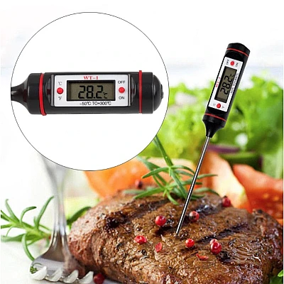 Termometru digital de bucatarie cu sonda -50 C - +300 C Termometru digital de bucatarie cu sonda -50 C - +300 C