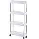 Organizator tip carucior multifuncional cu 4 rafturi Alb MD Organizator tip carucior multifuncional cu 4 rafturi Alb MD