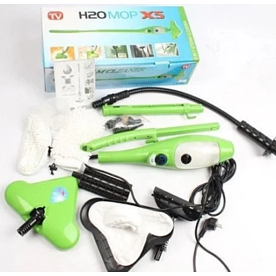 Mop cu aburi 5 in 1 Steam H2O X5 Verde Mop cu aburi 5 in 1 Steam H2O X5 Verde