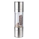 Rasnita 2 in 1 pentru piper si sare, Inox, Argintiu