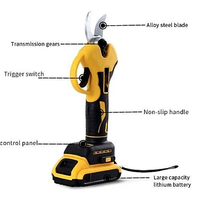 UB Foarfeca Electrica cu 2 Acumulatori 21V cu taiere max. 25mm/30mm