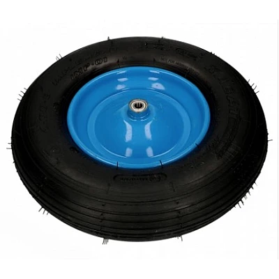 Roata roaba 400-8 pentru ax SUBTIRE 16'' Albastra MX274 Roata roaba 400-8 pentru ax SUBTIRE 16'' Albastra MX274