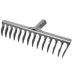 Grebla metal 18 dinti metal fara coada