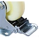 Set 2 Roati Pivotante 2.5" Albe Cu Frana Set 2 Roati Pivotante 2.5" Albe Cu Frana